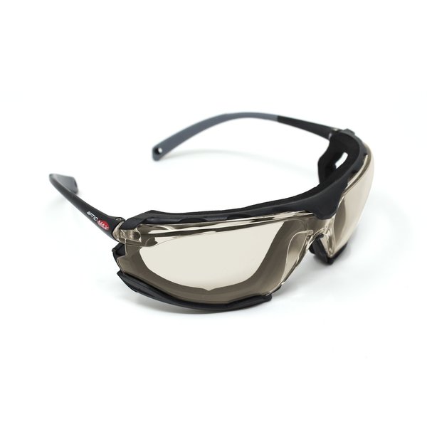 Optic Max I/O Safety Glasses, Polycarbonate Scratch Resistant, Foam Padded Lens 140IO
